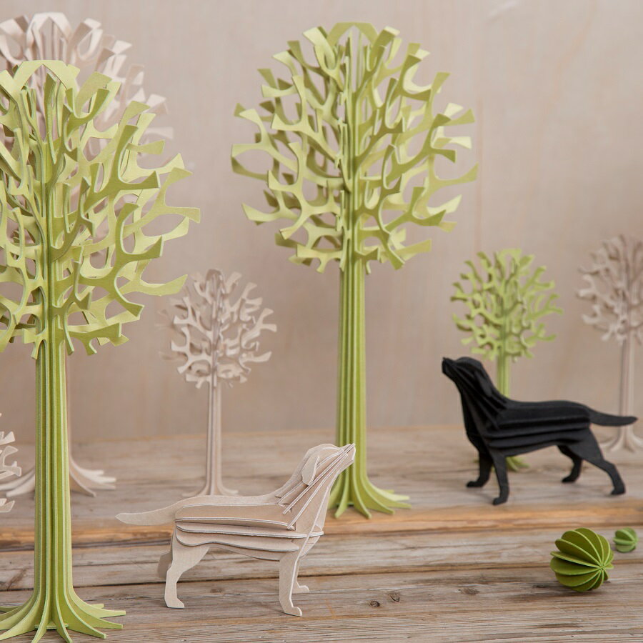 Lovi(ロヴィ)正規代理店 ラブラドール レトリーバー 15cm 北欧雑貨 オーナメントカード おしゃれな北欧 白樺 フィンランドインテリア 置物 プレゼント ギフトに人気 Lovi正規代理店 北欧インテリア雑貨 メッセージカード ドッグ [2]