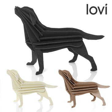 Lovi(ロヴィ)ラブラドール レトリーバー 15cm 北欧雑貨 オーナメントカード おしゃれな北欧プライウッド 白樺 フィンランドインテリア 置物 プレゼント ギフトに人気 Lovi日本総代理店 北欧インテリア雑貨 メッセージカード