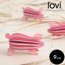 Lovi（ロヴィ）正規代理店 ピッグ 9cm ブタ(L) 北欧 オーナメントカード 北欧ツリー飾り おしゃれな北欧プライウッド 白樺 フィンランドインテリア 置物 プレゼント ギフトに人気 PIG インテリア雑貨