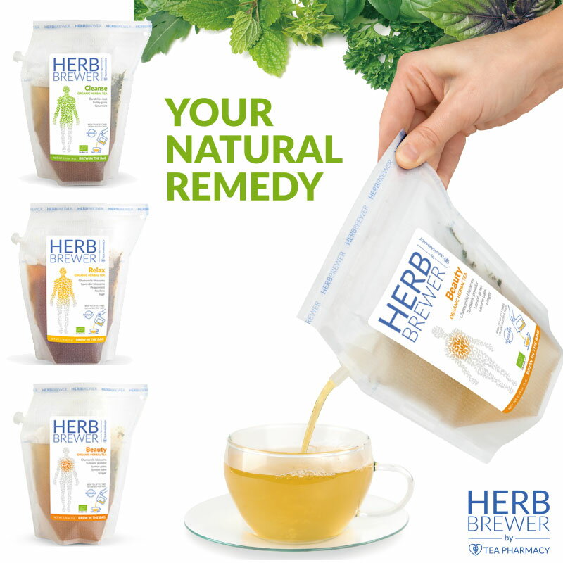 北欧ティー HERB BREWER ハーブブリュワー オーガニック 有機ハーブティー 健康 フレーバーティー お茶 ティーバックのように手軽 プレゼントギフトやプチギフトに おしゃれで人気 内祝い 自己治癒力を高め体質から改善 繰り返し使える【メール便4個までOK】のサムネイル