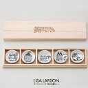 Lisa Larson（リサ・ラーソン）スケッチシリーズ 木箱入箸置セット おしゃれ北欧食器 イラスト 食器 箸置き スウェーデン 洋食器 マグ プレゼント・ギフトにも人気