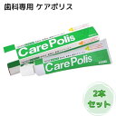 ケアポリス 2個 歯みがき粉 歯磨き粉 歯周病 研磨剤なし 無研磨 口内炎 プロポリス 薬用歯磨 オーラルプラス 75g