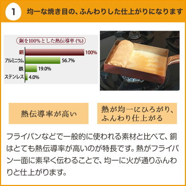 【クーポンあり】浅草 銅銀銅器店 純銅製 玉子焼鍋 小 13.5cm×16.5cm | 職人歴40年の星野さんが作る 卵焼き器 たまご焼き たまごやき オムレツ フライパン プロ愛用 純銅 錫 職人 手仕事 一生もの 人気 おすすめ プレゼント ギフト お祝い ふんわり まろやか 日本製 即発送