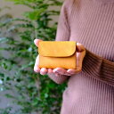 【クーポンあり】LITSTA リティスタ Tiny Wallet タイニーウォレット プエブロ Yellow イエロー | 極小財布 小さい財布 小銭入れ 薄い 極薄 イタリアンレザー メンズ レディース 人気 おすすめ おしゃれ かわいい pueblo プエブロ プレゼント 束入れ 札入れ 日本製 その1