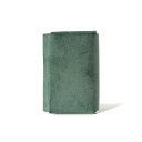 【クーポンあり】FABRIK ポケット財布 MINI DARK GREEN | ファブリック 三つ折り 札入れ コンパクト 財布 本革 小銭入れ 人気 おすすめ おしゃれ かわいい プレゼント 日本製