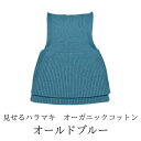 【クーポンあり】五泉ニット サイフク おなかをつつむ 見せるハラマキ オーガニックコットン オールドブルー | 春夏用 日本製