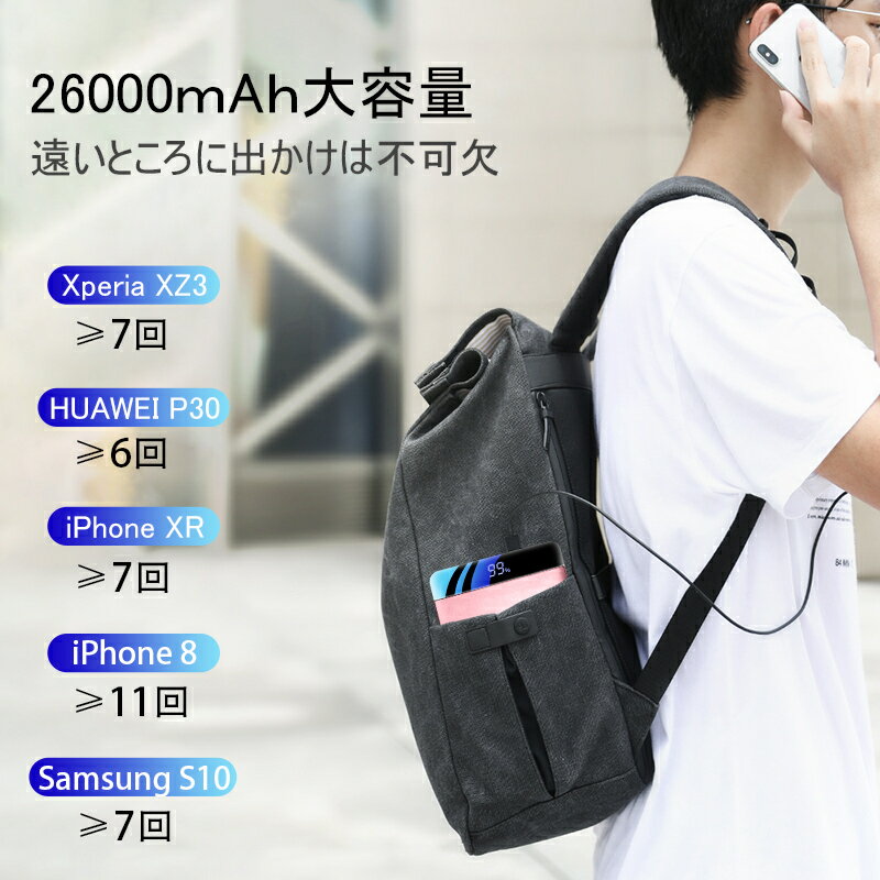 モバイルバッテリー 大容量 26000mAh ...の紹介画像2