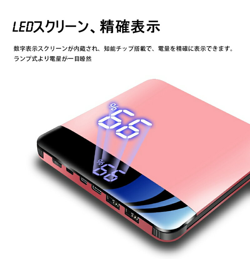 モバイルバッテリー 大容量 26000mAh ...の紹介画像3