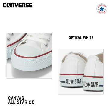Converse キャンバス オールスター オックス オプティカルホワイト 22.0cm-25.0cm　レディースサイズ ユニセックス コンバース Canvas All Star OX Optical White 定番 スニーカー 靴