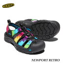 Keen 1018822 NEWPORT RETRO キーン ウィメンズ レディース ニューポート レトロ サンダル ORIGINAL TIE DYE