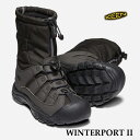 KEEN 1019469 MENS WINTERPORT II TRUE BLACK キーン メンズ ウィンターポート 2 ウィンターブーツ 人気のブラックです