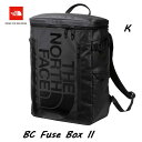 The North Face NM82000 K BC Fuse BoxII 30L 2020年最新作 スリーヴがフリース素材！オーガナイザーに改良！ ザ ノースフェイス BCヒューズボックス ツー ブラック NM81968の後継品番 大学生 パソコン収納