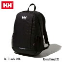 Helly Hansen HOY91708 (K) Fjordland 20 20L ヘリーハンセン フィヨルドランド20 ブラック リュックサック　リュック　鞄　バッグ　アウトドア