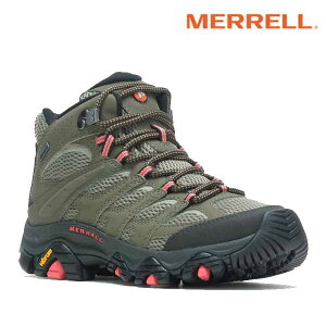 Merrell W500182 ウィメンズ モアブ 3 シンセティック ミッド ゴアテックス オリーブ Merrell MOAB 3 SYNTHETIC MID GORE-TEX OLIVE レディース アウトドア ゴアテックス スニーカー 防水 幅2E相当