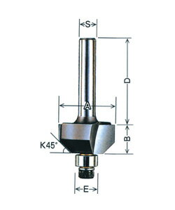 コーナービット 平貴丁面【トリマー用】1.5分 大日商 HR1.5