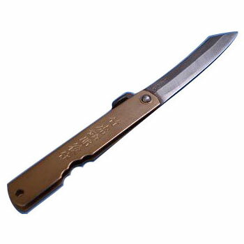 肥後守 大 真鍮鞘 竹虎 4115023