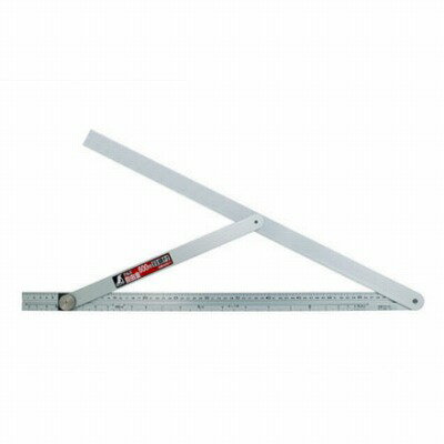 アルミ自由金 60cm 筋交付 勾配目盛付 シンワ 62571