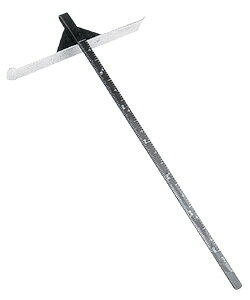 PAT. 693130JANコード 4953533011141品番# 1114ST羽付450目盛(共用) 450mm/1.5尺全長 550mm頭幅 200mm重量 250g