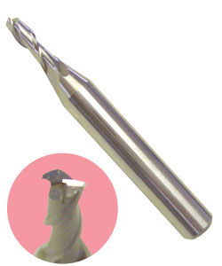 エンドミル スーパーハード2枚刃：42.0mm／刃長：65mm／全長150mm／シャンク径：32mm NACHI