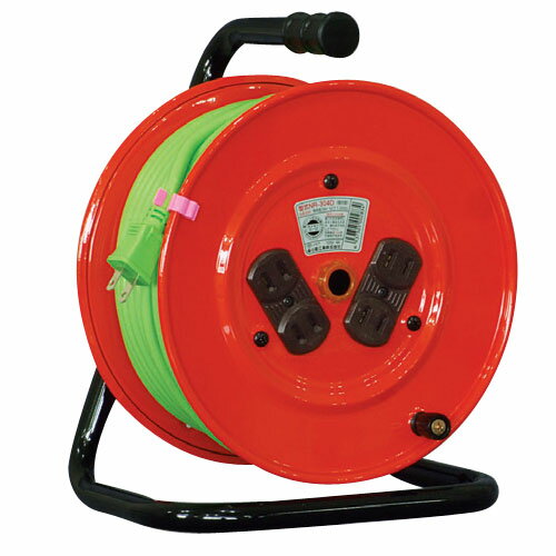 標準型電工ドラム 屋内型 ソフトン 30m 日動 NR-304D-S