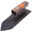 杉田 中塗鏝二分押え(地金)165mm 黒柄 角柄【伝統工芸品】 杉田鏝