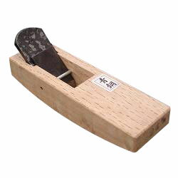 細工反り鉋（白樫）18mm【青鋼】 常三郎 TP-242