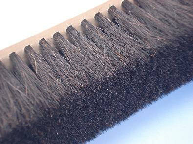 左官ブラシ 黒馬毛 柄無 6行 2丁掛 イノウエ IS-920