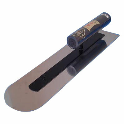 M型 土間鏝 本焼 225mm 黒柄 受注生産品 カクマン(本職用) 62