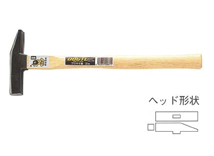 ブリキヤ鎚（木柄）18mm 土牛産業 00676