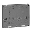 積算電力計取付板 ダークグレー (1個価格) 未来工業(MIRAI) B-2WHDG-Z(4)