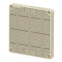 取付自在板(正方形)ベージュ BPF-1212J (1個価格) 未来工業(MIRAI) BPF-1212J(4)