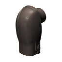 ウォールカバー(パイプ付)(80型)チョコレート (1個価格) 未来工業(MIRAI) GKWH-80T