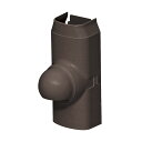 分岐ソケット(ベース付き・掃除機能付きエアコン用)(100型)チョコレート 1個価格 未来工業(MIRAI) GKYBC-100T