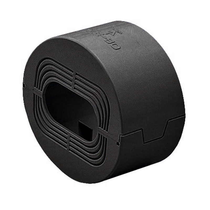 ダクトエンド(80型)黒 (10組価格) 未来工業(MIRAI) GUE-80K