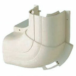 エアコン配管材ダクト曲ガリ(140型)ミルキーホワイト (5個価格) 未来工業(MIRAI) GKAM-140M