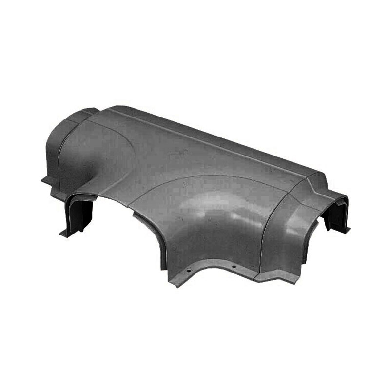 エアコン配管材ダクトチーズ(70型・100型)ダークグレイ (1個価格) 未来工業(MIRAI) GKAT-100DG