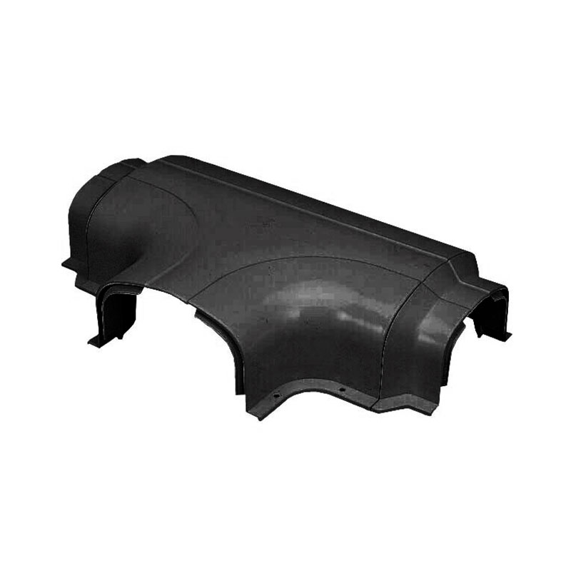 エアコン配管材ダクトチーズ(70型・100型)黒 (1個価格) 未来工業(MIRAI) GKAT-100K