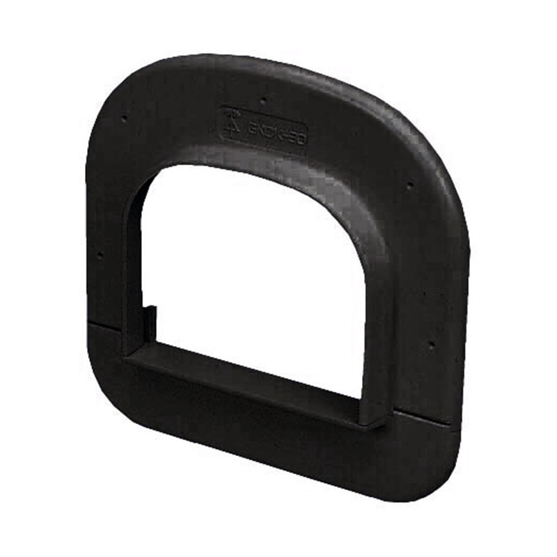 エアコン配管材化粧カバー(100型)黒 (10個価格) 未来工業(MIRAI) GKCK-100K