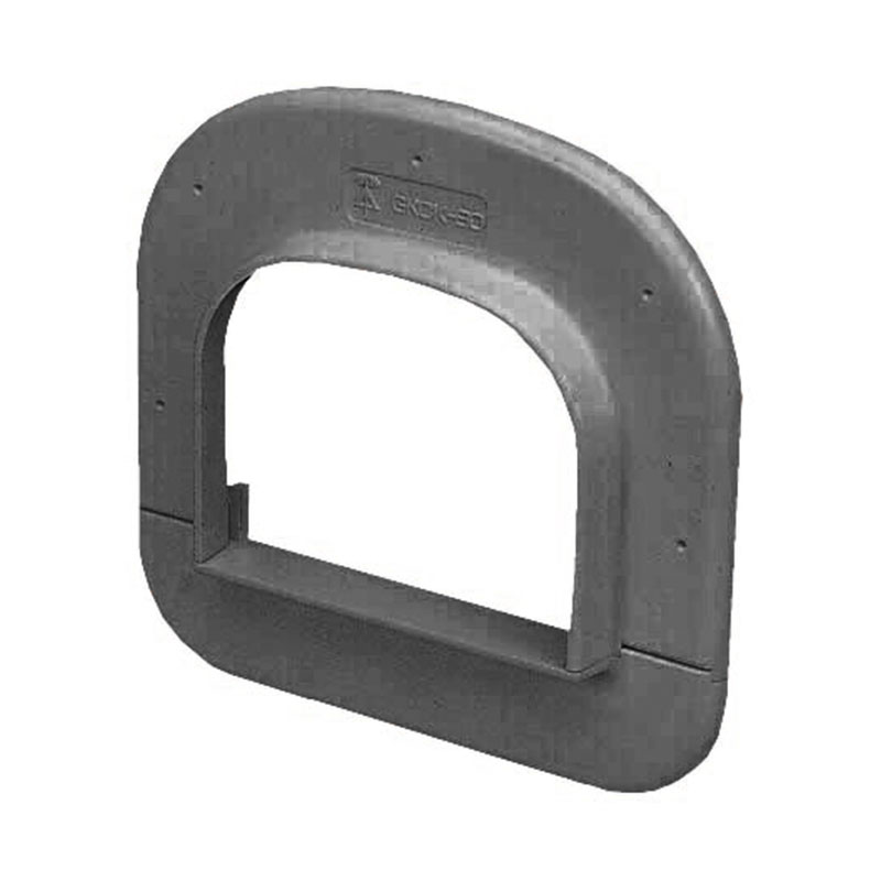 エアコン配管材化粧カバー(80型)ダークグレー (10個価格) 未来工業(MIRAI) GKCK-80DG