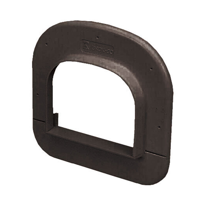 エアコン配管材化粧カバー(80型)チョコレート (10個価格) 未来工業(MIRAI) GKCK-80T