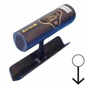 中首 両セマ切付面引鏝 本焼 150mm 羽根巾21～30mm 黒柄 受注生産品 カクマン(本職用) 730