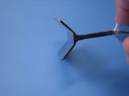 元首 角面引鏝 本焼 75mm×3.0mm 黒柄 受注生産品 カクマン(本職用) 748