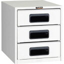 αレターケース スチール深型3段 253×333×287mm トラスコ A4-W3N