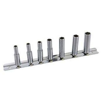 Pro-Auto7PC.スタンダードディープソケットハンガーセット(ミリ)6PT.(差込角6.35mm) SEK(スエカゲ) 102-21M