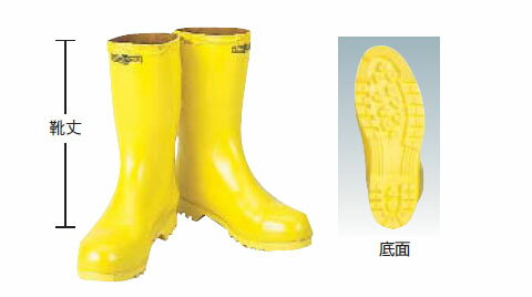 化学防護長靴RS2 25cm シゲマツ 79722