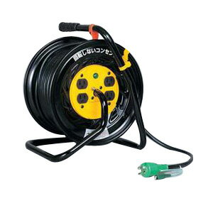 ニューマジックリール(屋内型)30m アース付 日動 Z-E34