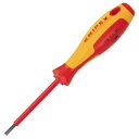 絶縁六角棒ドライバー 1000V サイズ2.5×軸長75mm KNIPEX(クニペックス) 9813-2.5(4)