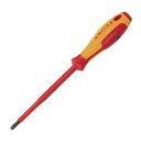 絶縁マイナスドライバー 1000V(-)10.0×軸長200mm KNIPEX(クニペックス) 9820-10