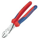 強力型斜ニッパー 硬線用 200mm KNIPEX(クニペックス) 7405-200