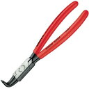 穴用スナップリングプライヤー 曲(SB)チップ径3.4mm 長さ300mm KNIPEX(クニペックス) 4421-J41